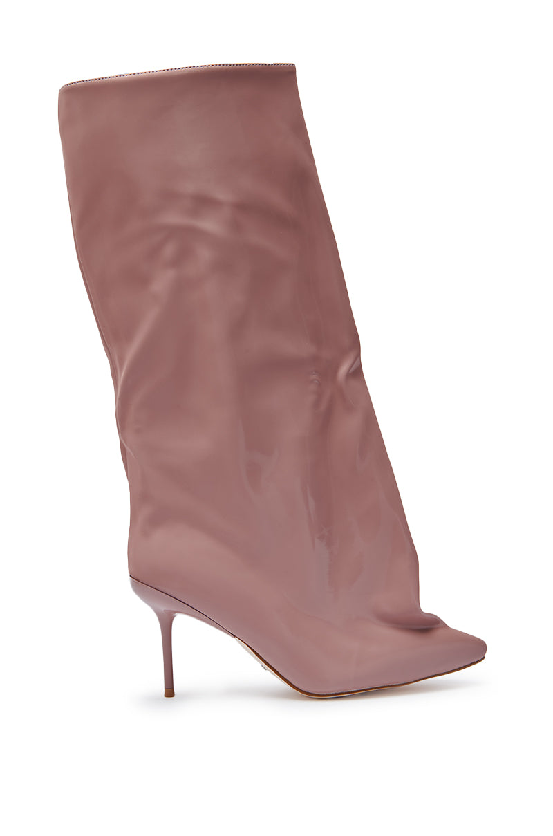 AZALEA WANG COUTURE CRAZY MAUVE BOOT