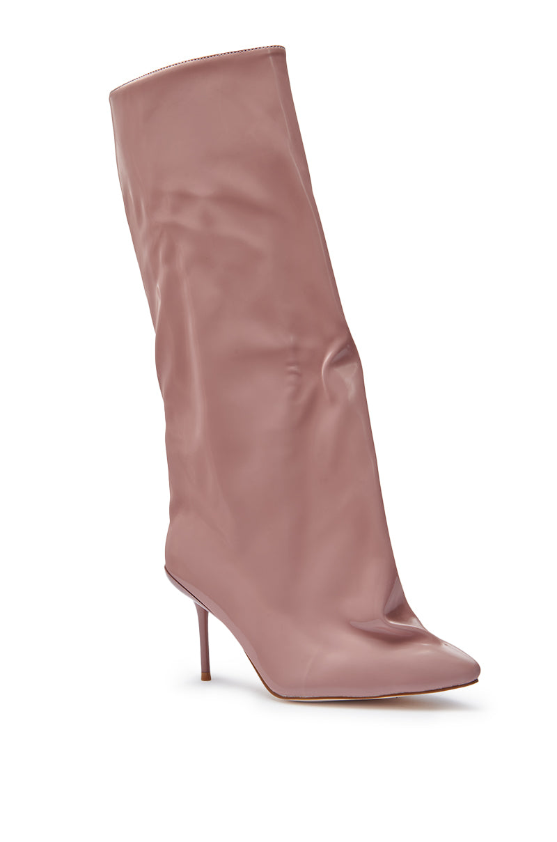 AZALEA WANG COUTURE CRAZY MAUVE BOOT