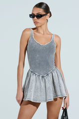 HELLO SUMMER KNIT MINI DRESS