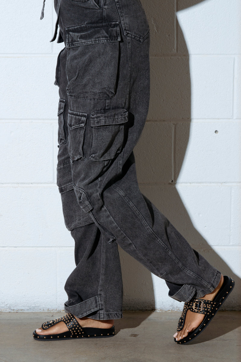 AZALEA WANG DAISY CHAIN STUDDED BLACK SANDAL