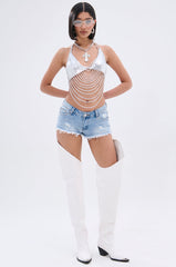 BELIEVE WHAT U WANT BODY CHAIN