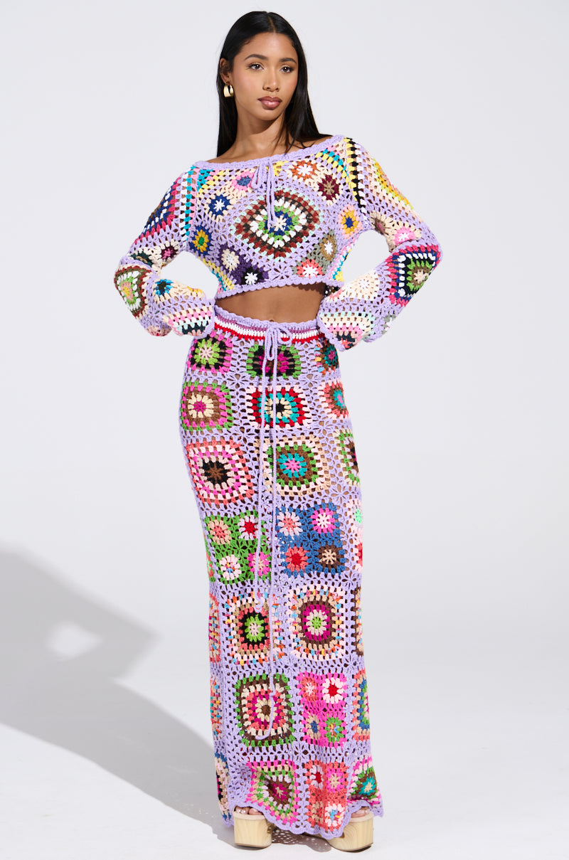 SHINE ON YOUR CROCHET MAXI SKIRT