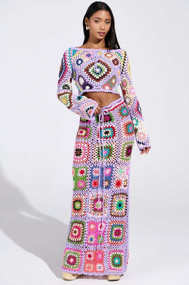 SHINE ON YOUR CROCHET MAXI SKIRT