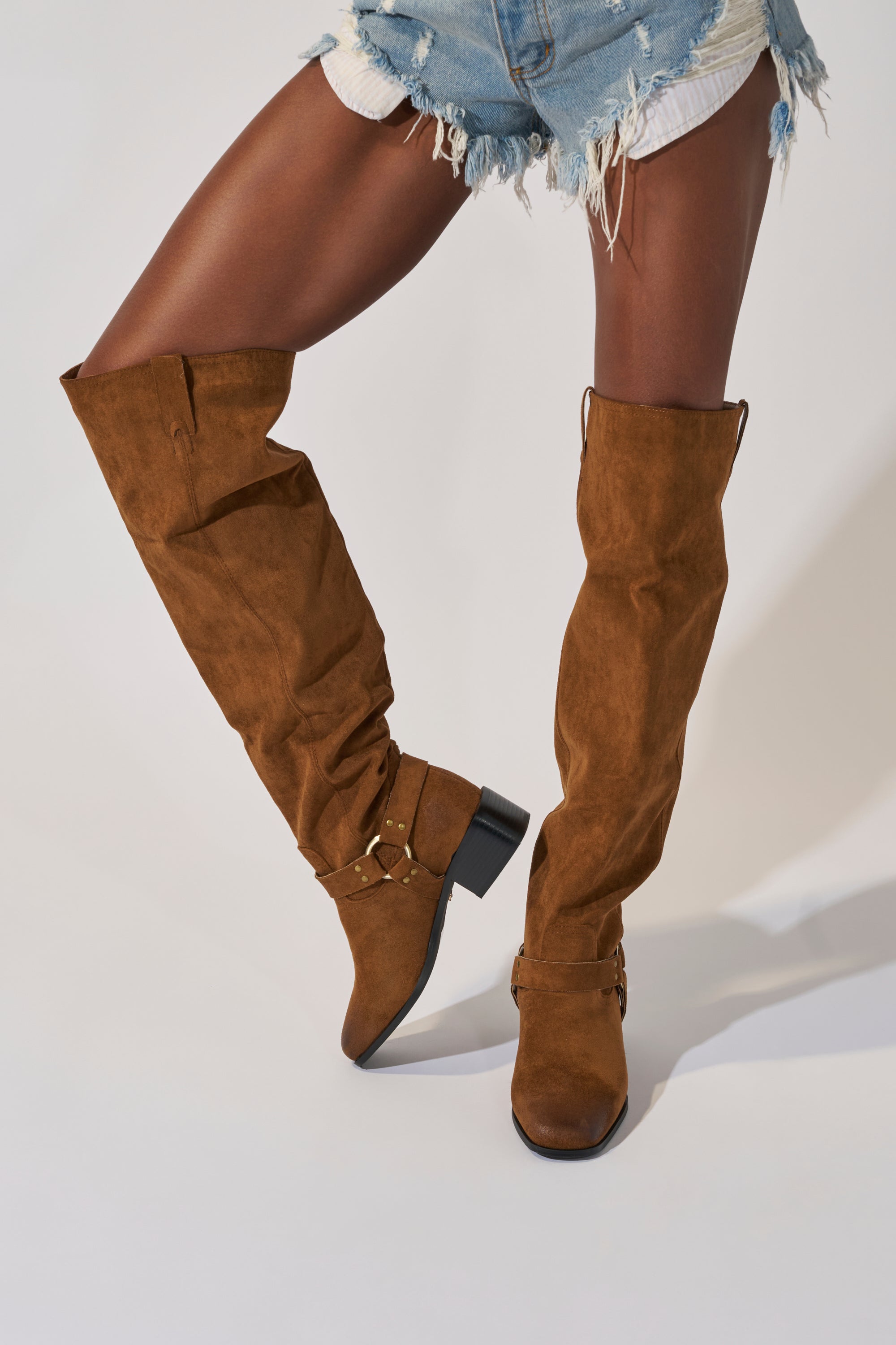 AZALEA WANG FLAT OVER THE KNEE RIDING BOOT