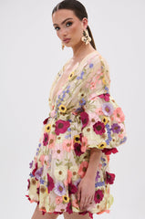 FLORAL BABY MINI DRESS