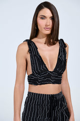 HARD TO LOVE BRALETTE IN BLACK