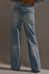 IN YOUR DREAMS RHINESTONE DENIM JEANS