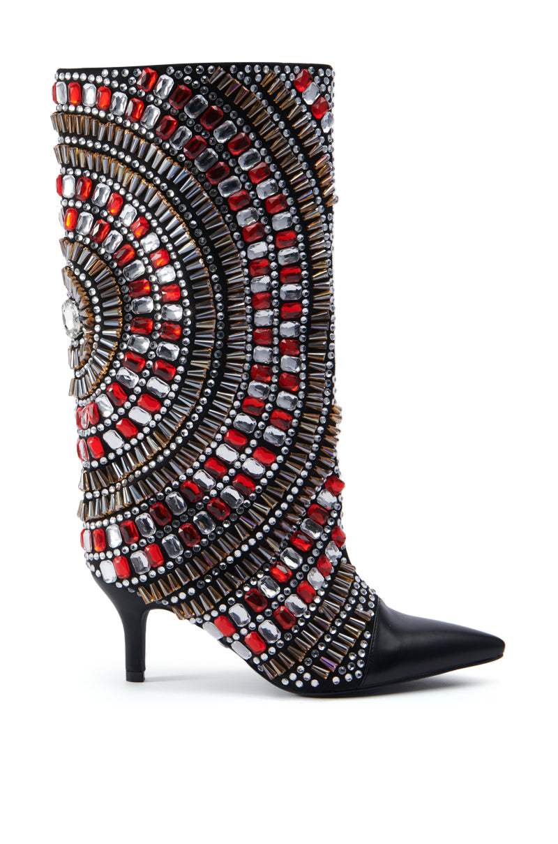 AZALEA WANG FARLEY EMBELLISHED BOOT