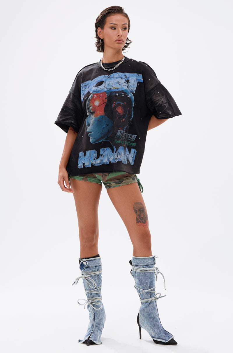 THE FUTURES CALLING FRENCH TERRY GRAPHIC TEE