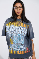 THE FUTURE IS YOURS OVERSIZED GRAPHIC TEE
