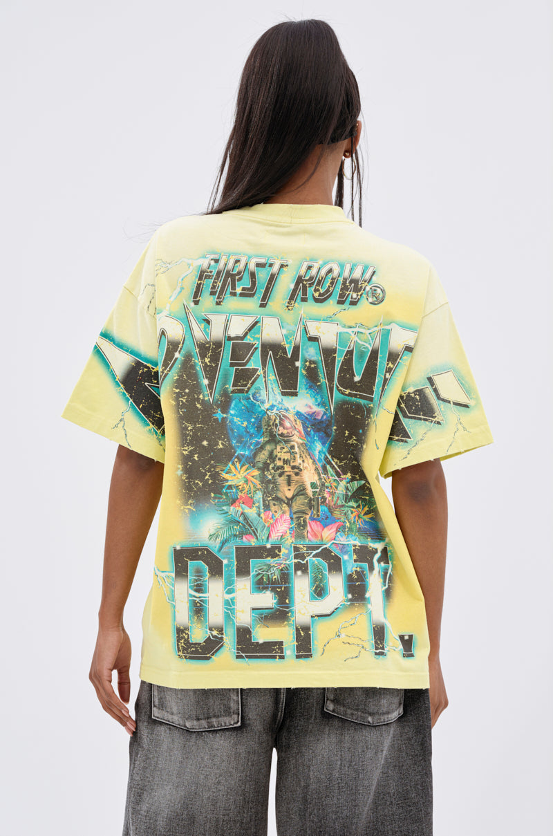 EARTH FIRST OVERSIZED GRAPHIC TEE