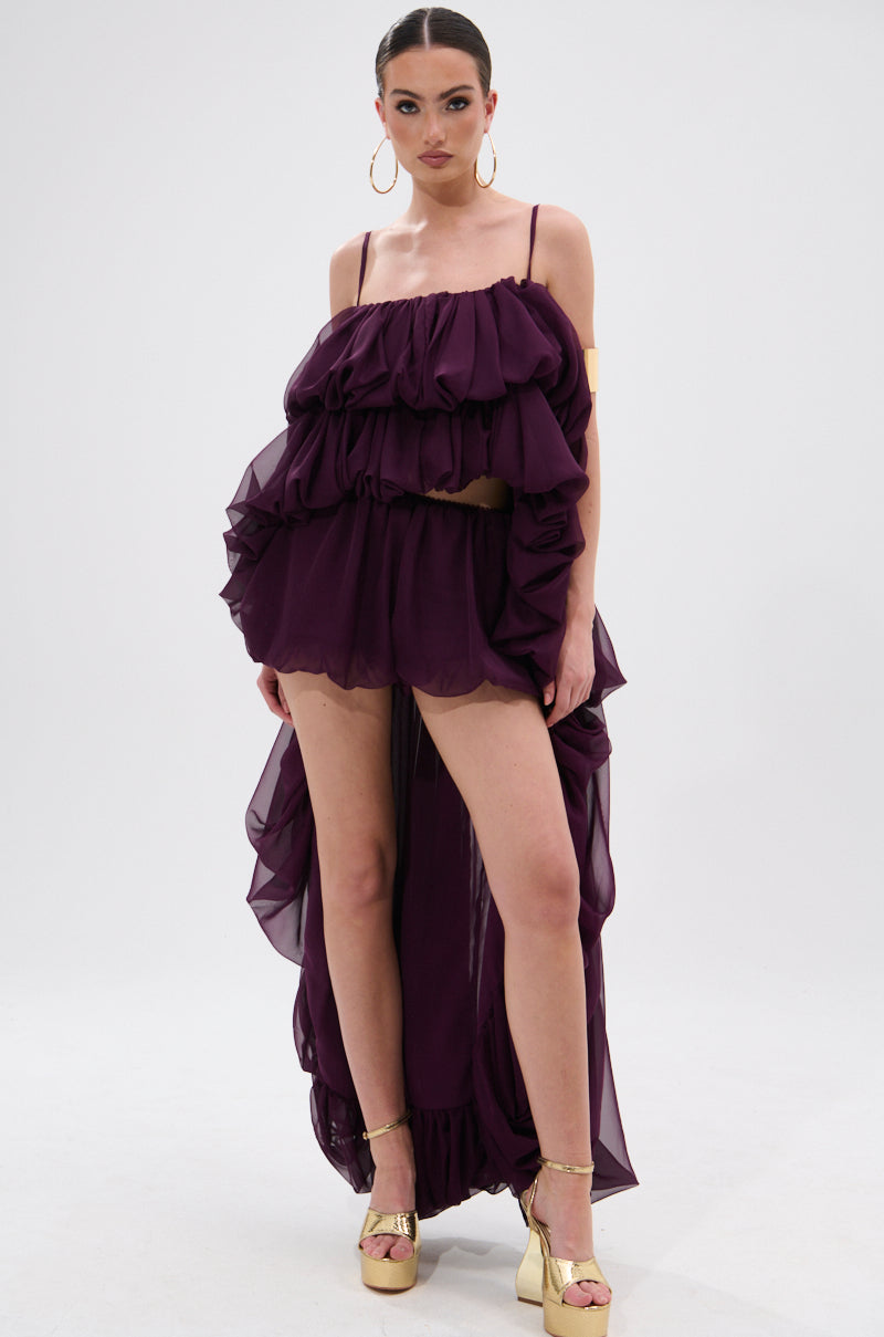 ROYAL HIGH LOW BLOUSE TOP