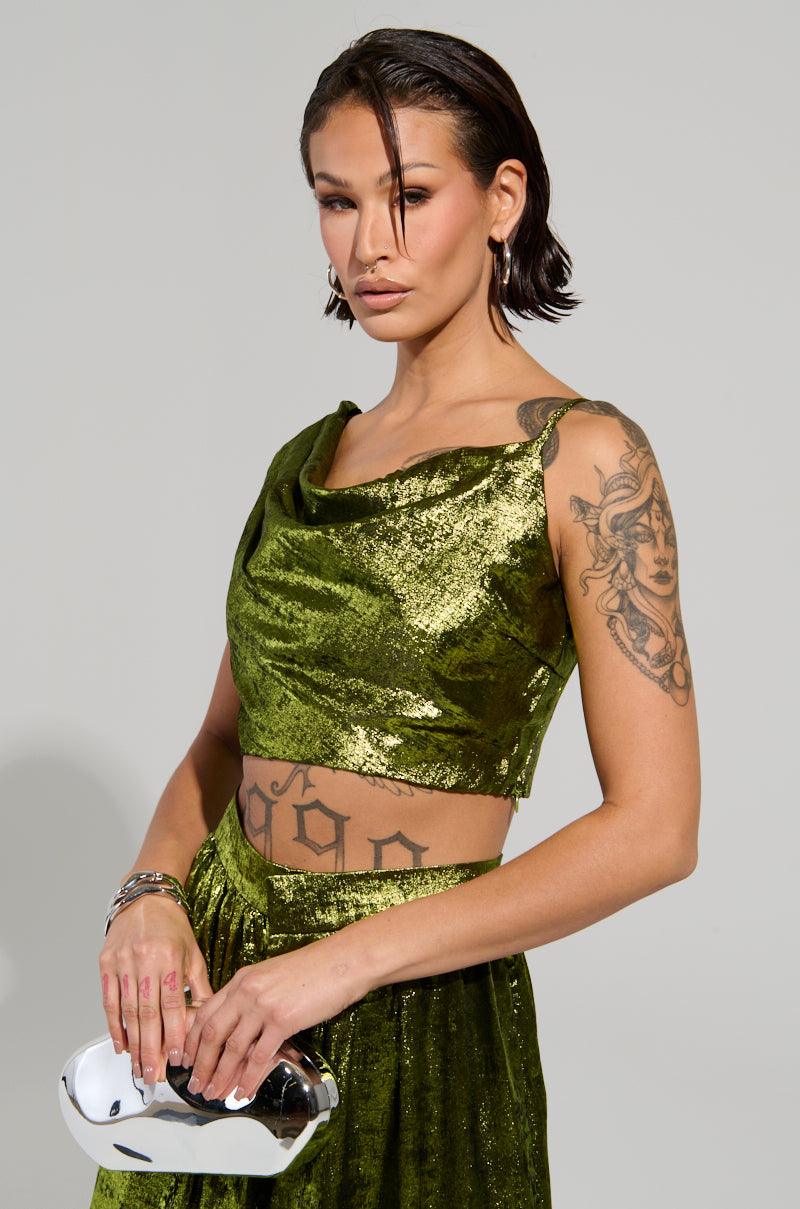 METALLIC DREAM BLOUSE