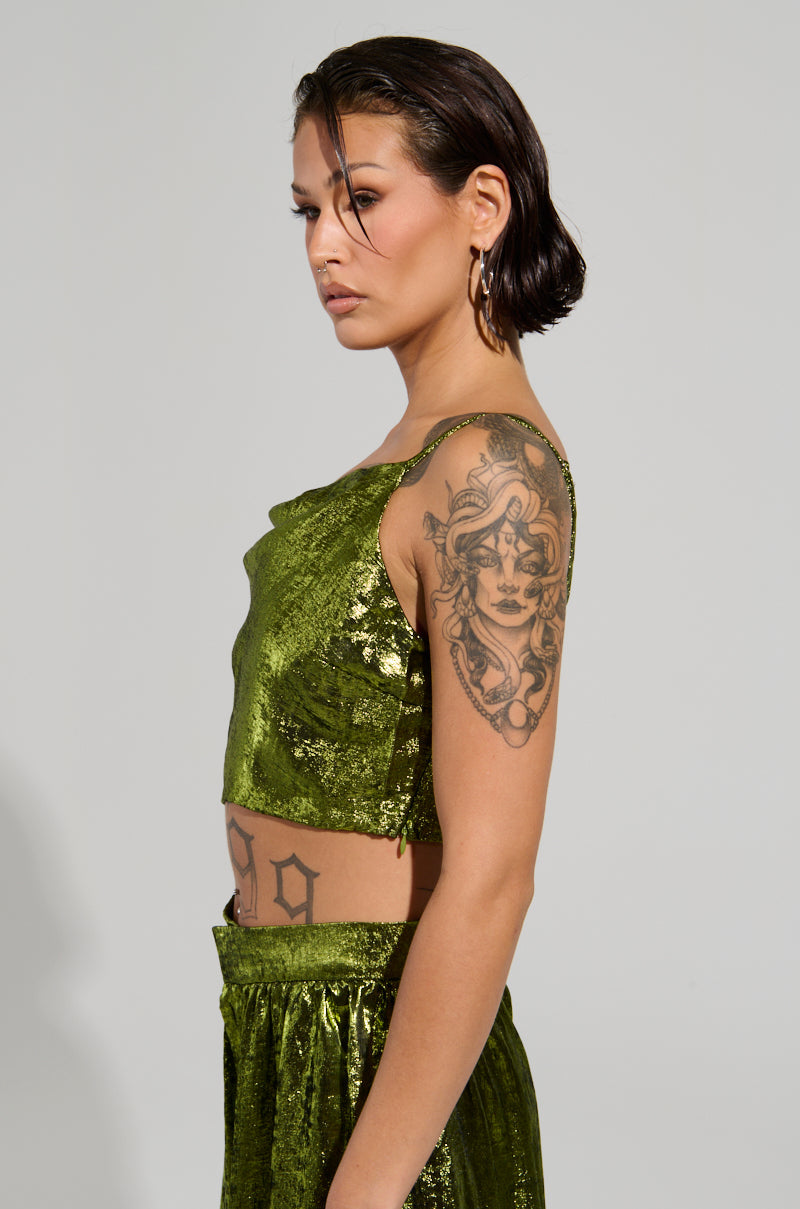 METALLIC DREAM BLOUSE