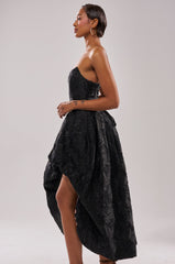 WILD THANG PRINTED HI LOW DRESS