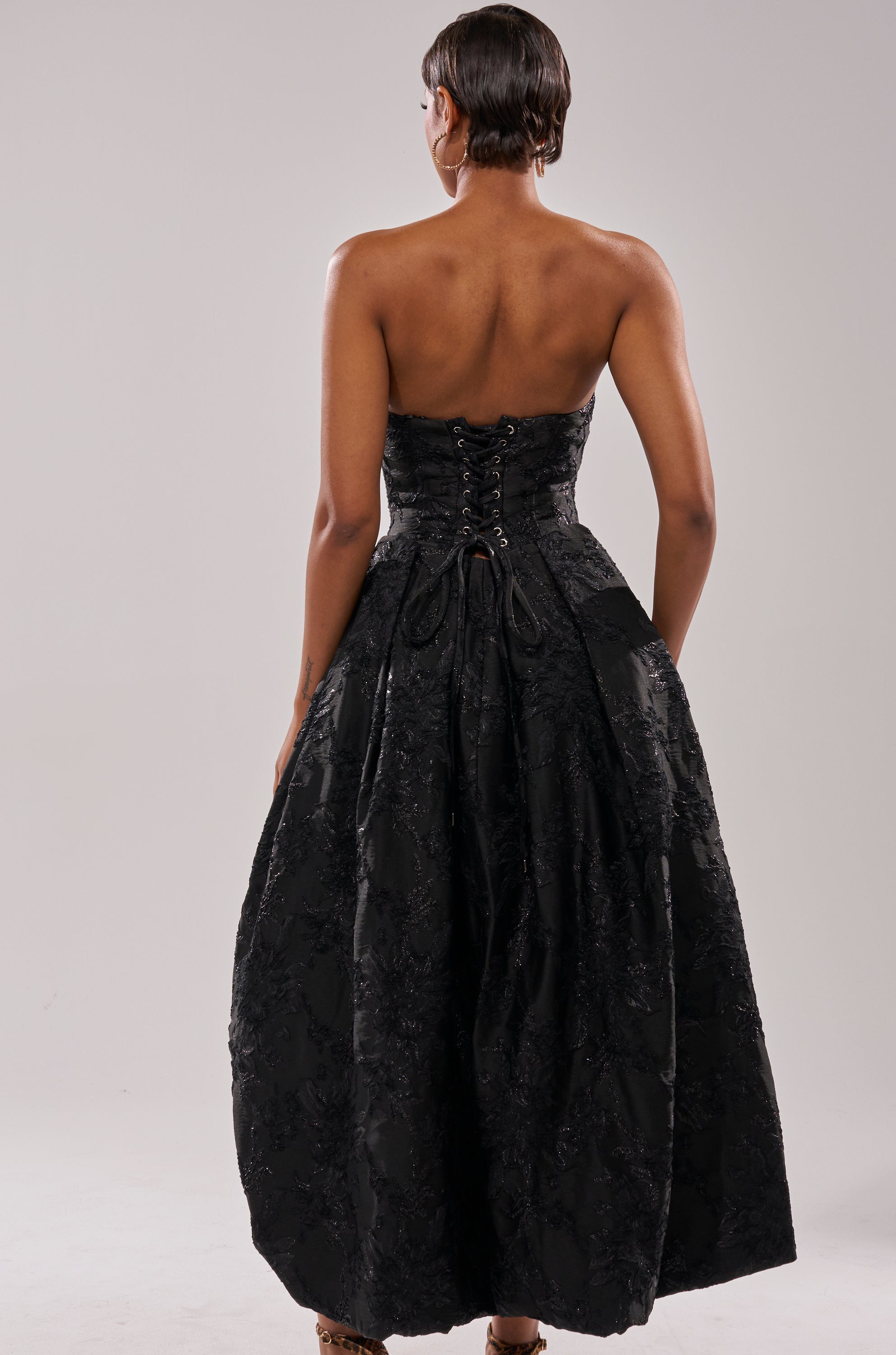 WILD THANG PRINTED HI LOW DRESS