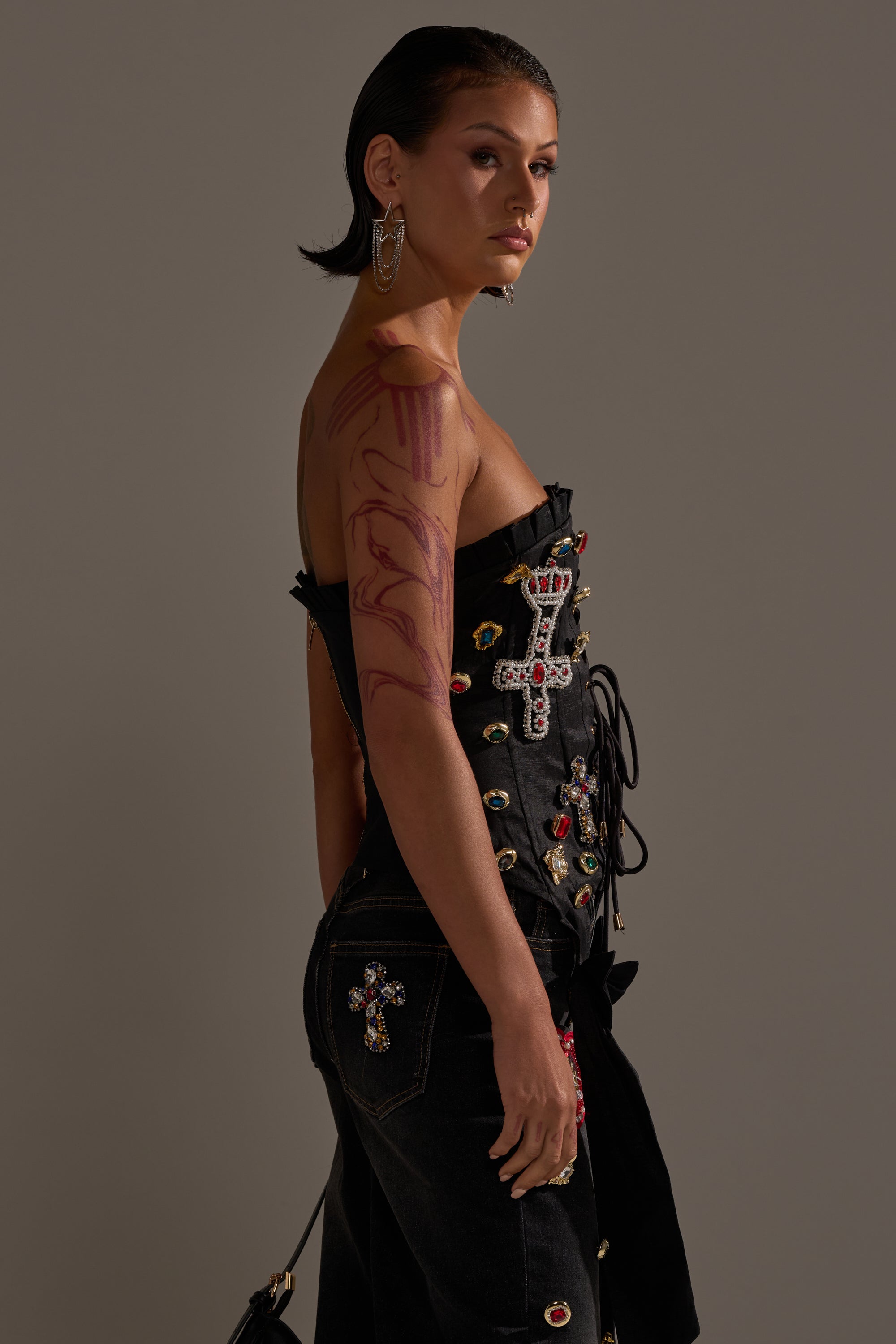 MAEVE EMBELLISHED CORSET