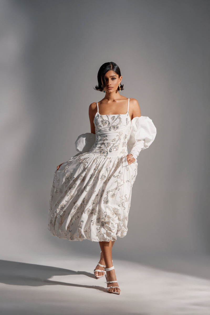 BEST DRESSED PRINTED MIDI DRESS