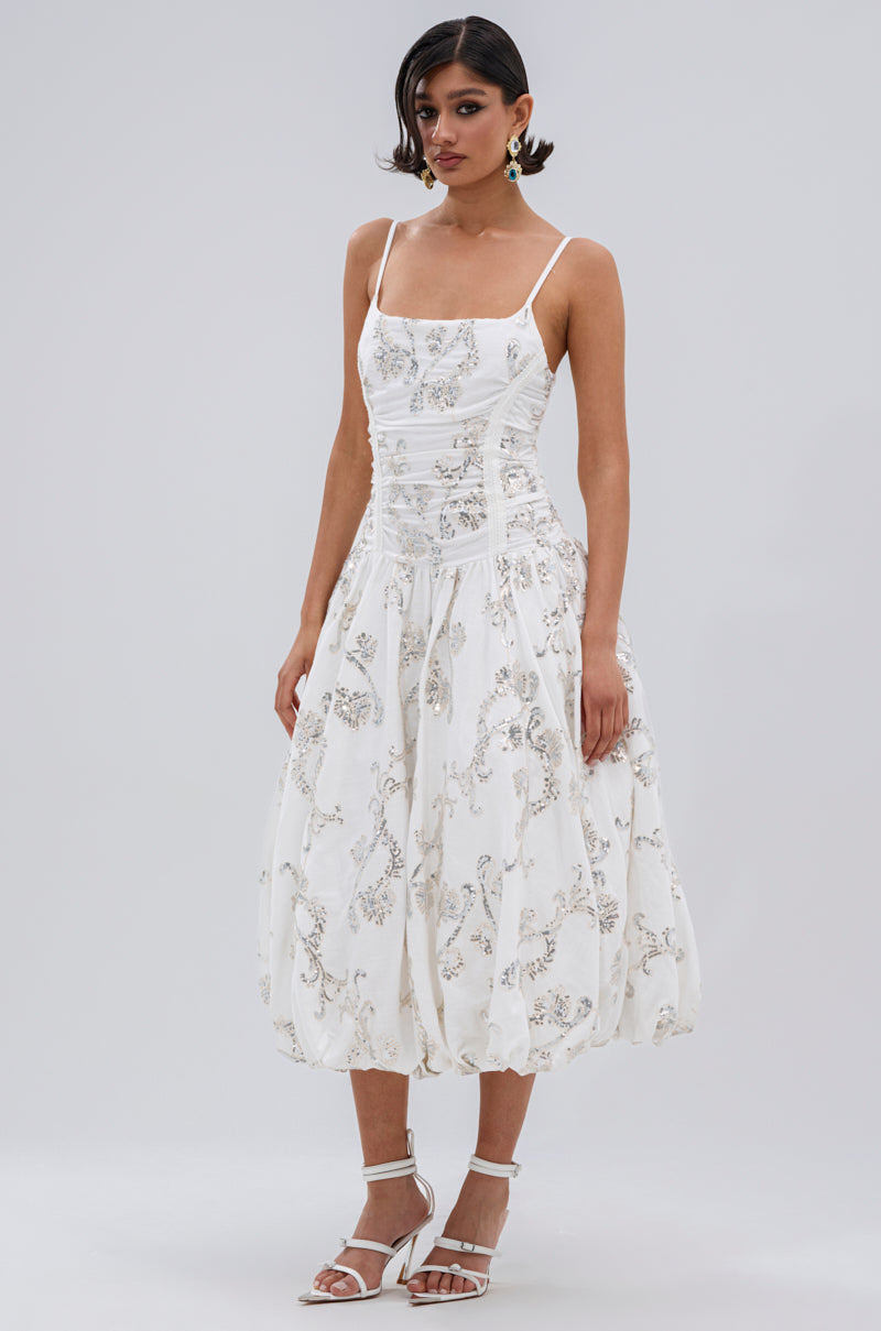 BEST DRESSED PRINTED MIDI DRESS