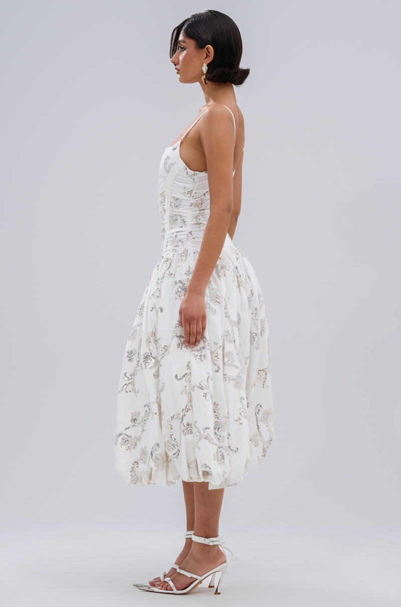 BEST DRESSED PRINTED MIDI DRESS