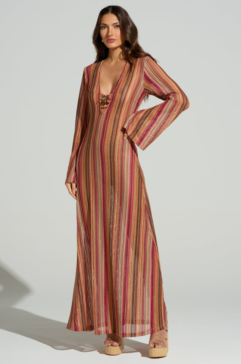 IBIZA DREAMIN CROCHET MAXI DRESS