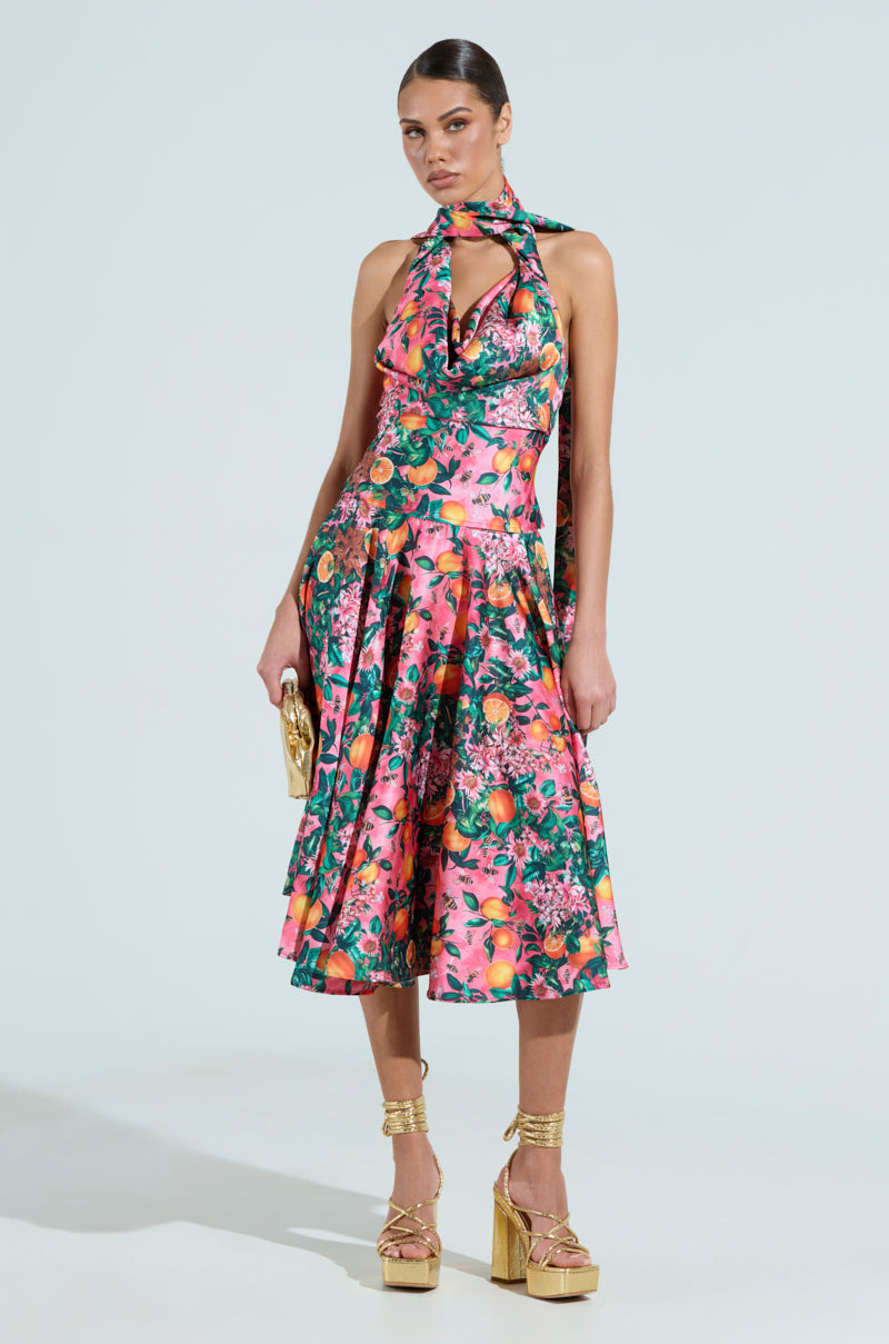 FRESH AS CAN BE MIDI SKIRT