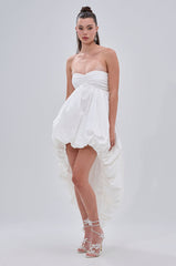 I CAN GET MY OWN FLOWERS HI LOW BUBBLE DRESS