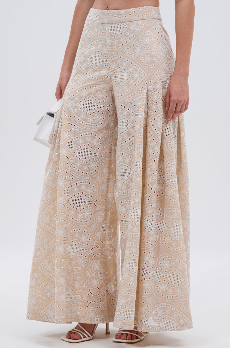 SUMMER TIME BLISS EYELET TROUSER