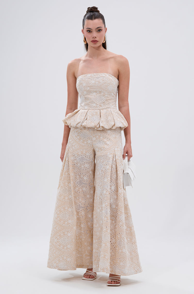 SUMMER TIME BLISS EYELET TROUSER