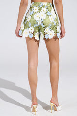 DAISY CROCHET SHORT