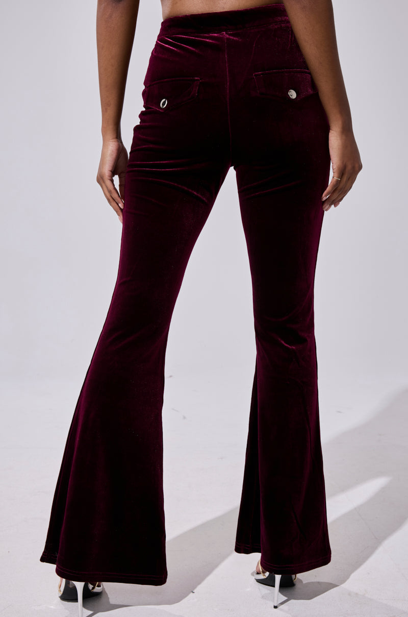 RUBY ROSE VELVET TROUSER