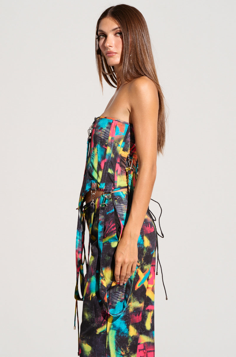 ISLAND GIRL TUBE CORSET TOP