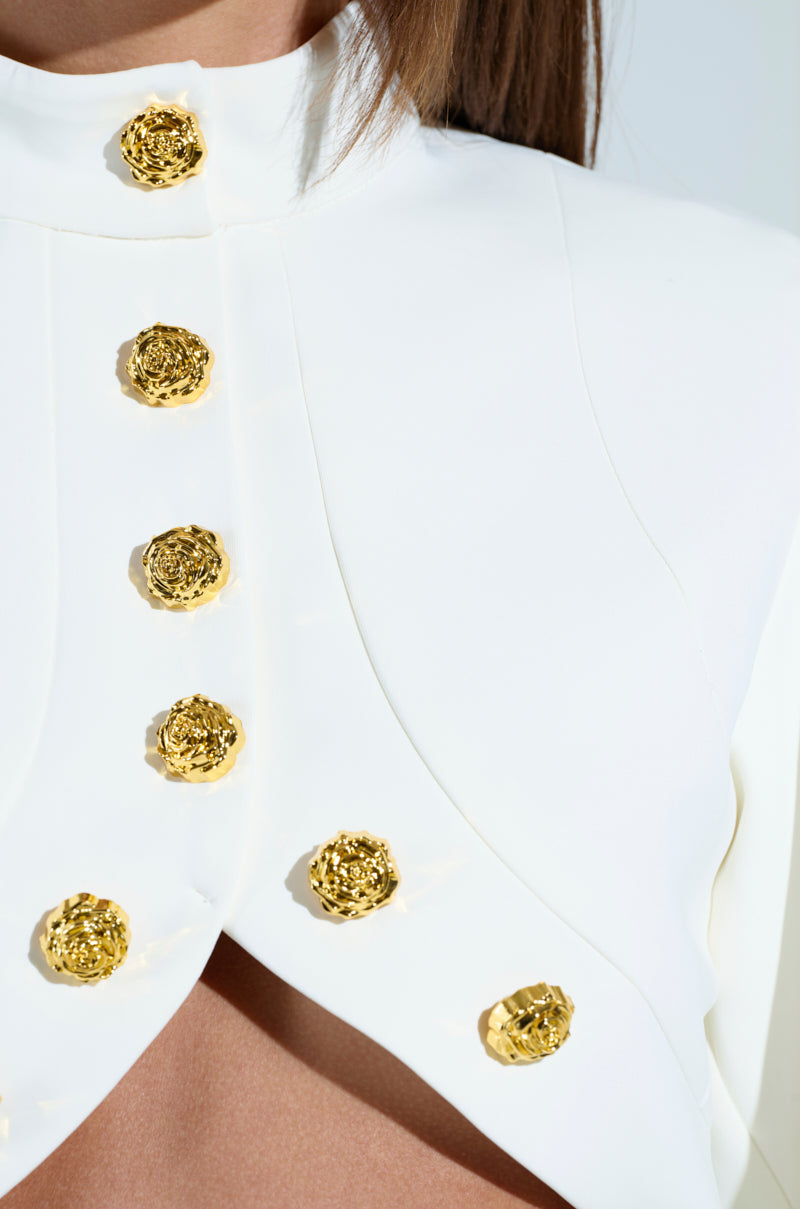 THINK ABOUT ME BLOUSE IN WHITE