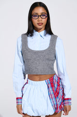 LAURA TWO FOR ONE BUTTON UP SHIRT