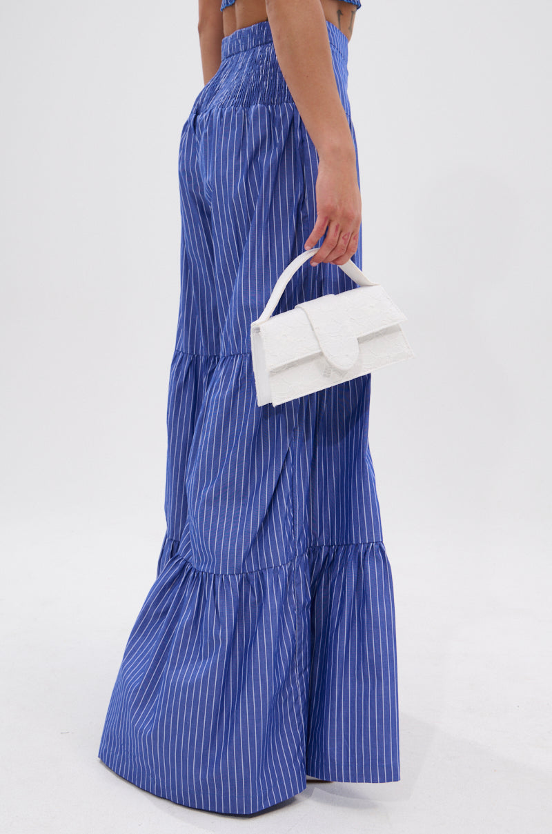 BUSINESS ONLY STRIPE PALAZZO PANT