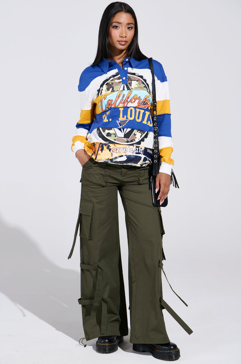 ALL OVER THE PLACE POLO