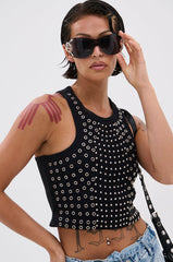 JANE GROMMET TANK TOP