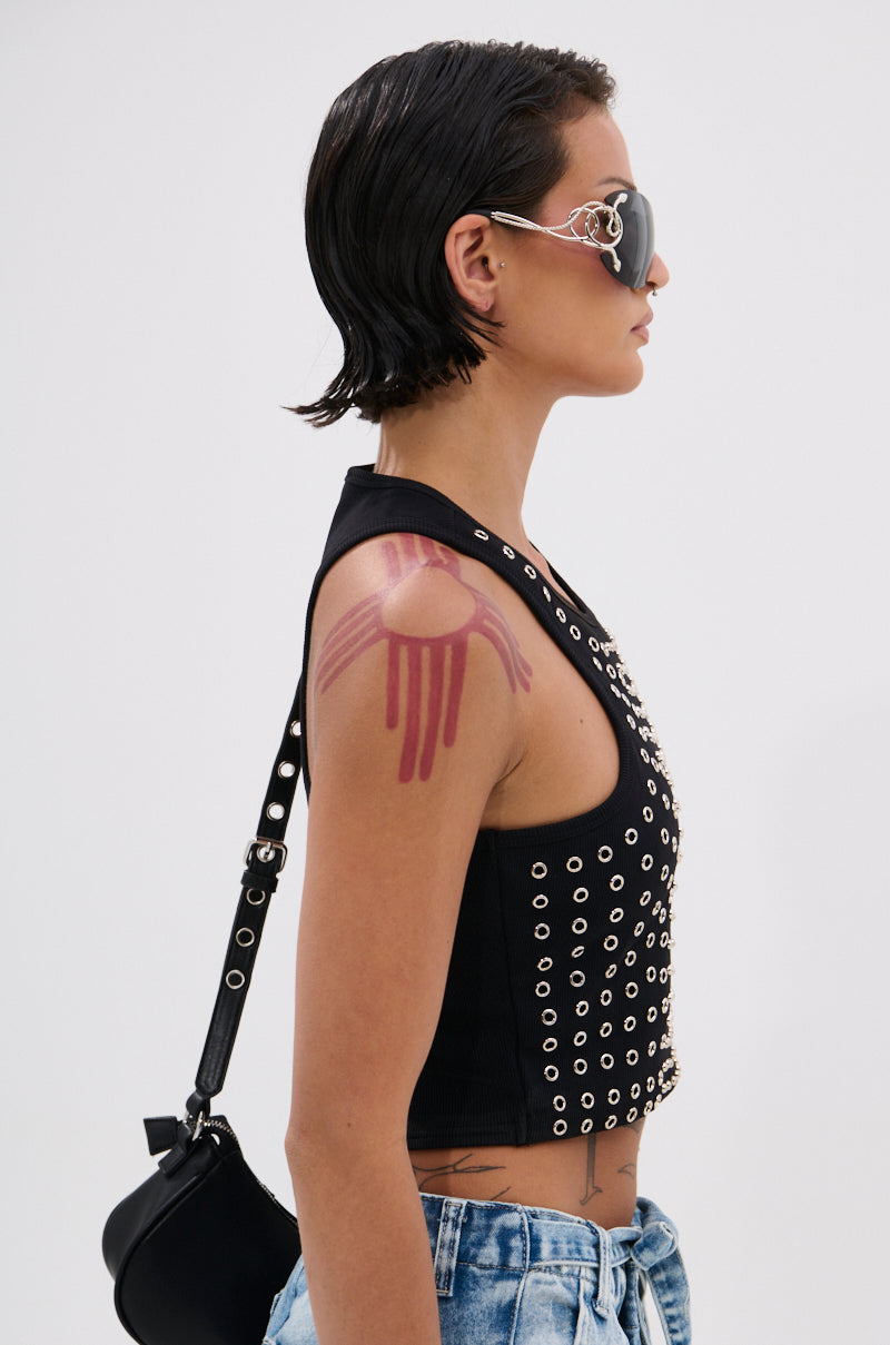 JANE GROMMET TANK TOP