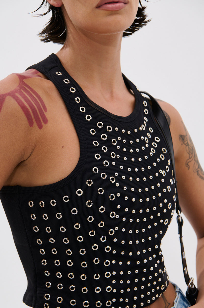 JANE GROMMET TANK TOP