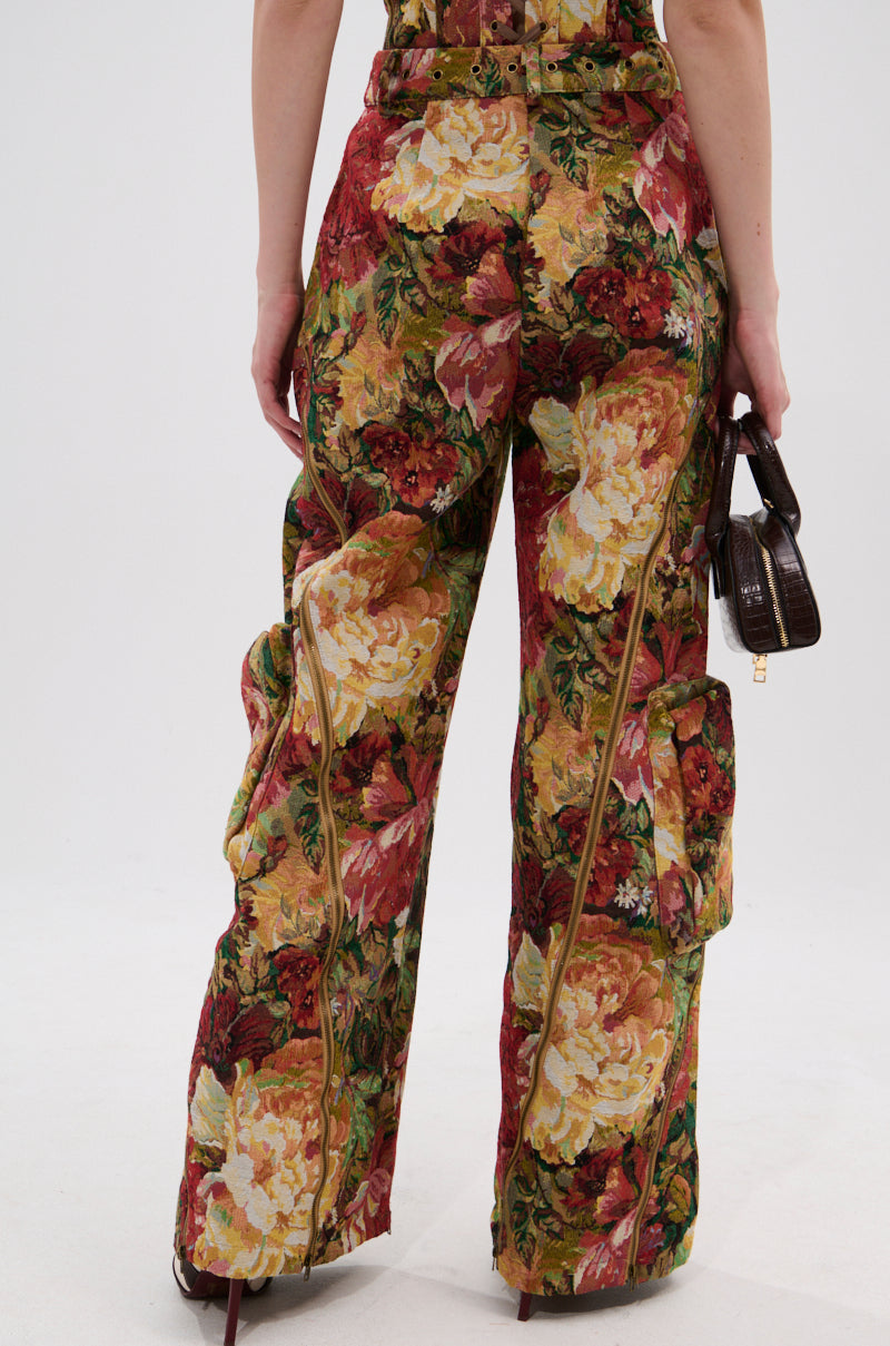 LILY BROCADE TROUSER