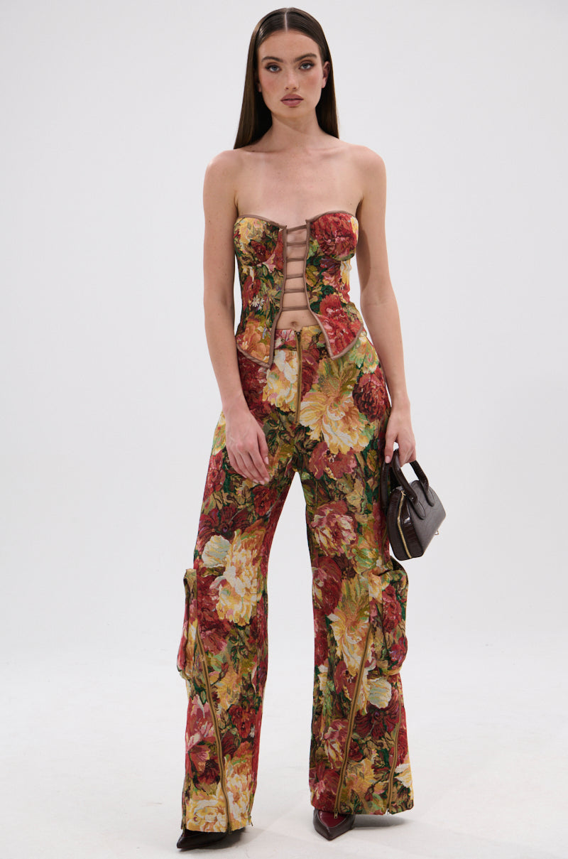 LILY BROCADE TROUSER