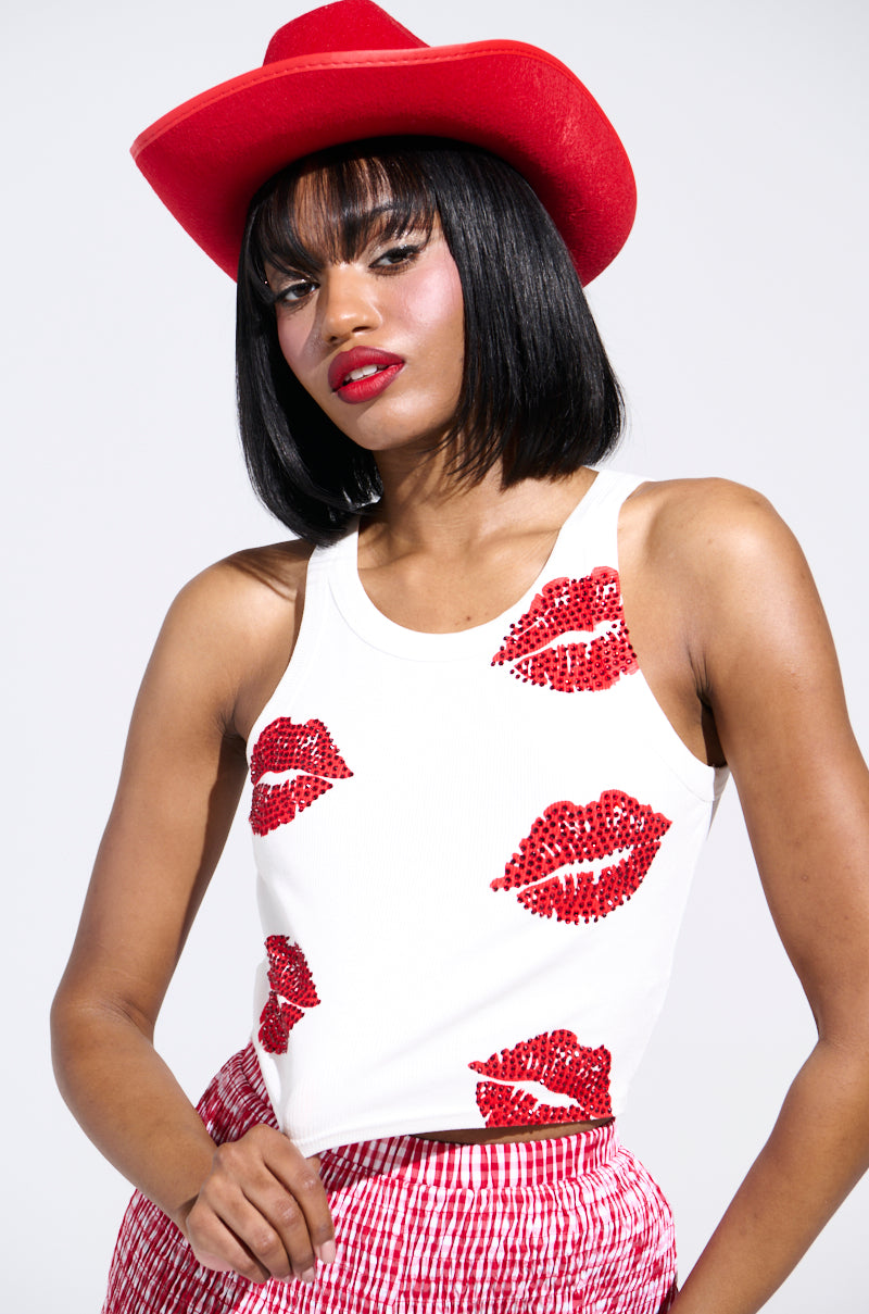 KISSY FACE TANK TOP