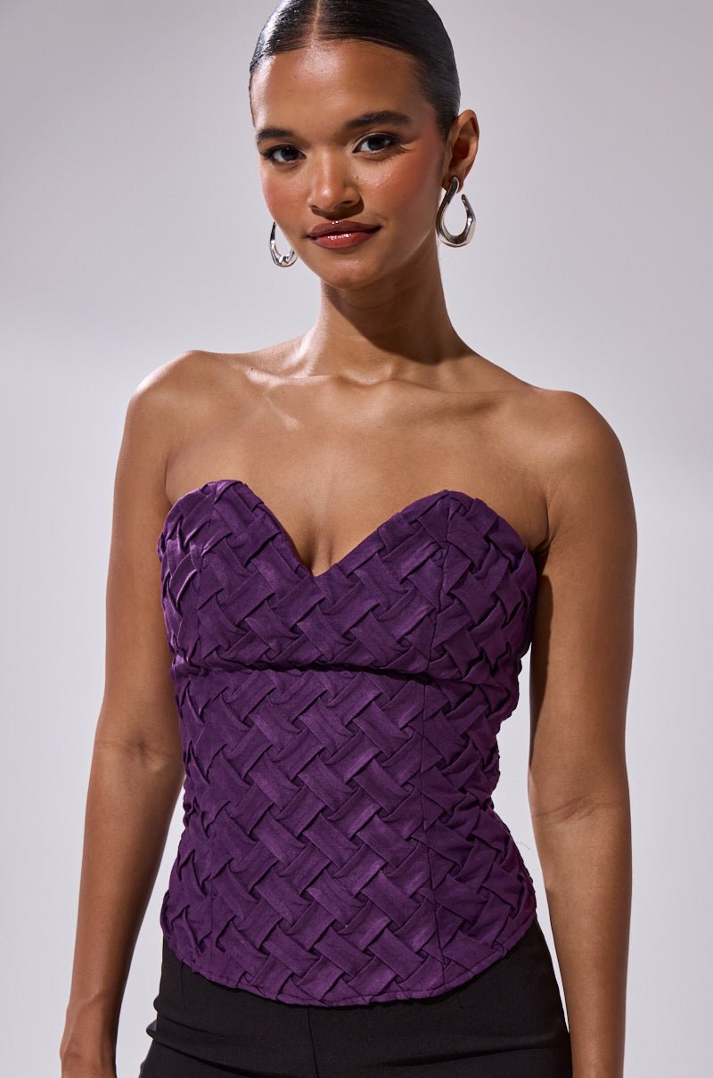 FEELING SPECIAL SUEDE CORSET