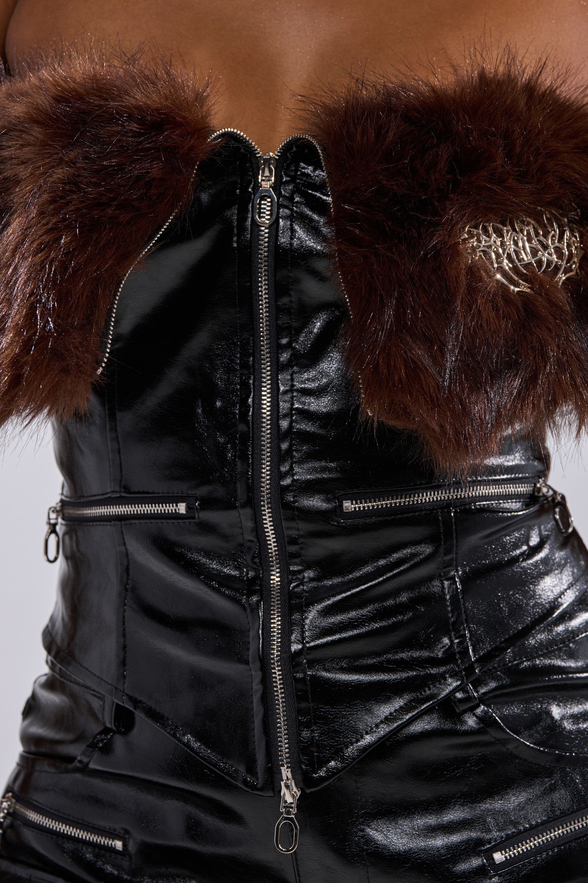 ALL THE BIG ONES CORSET WITH FUR