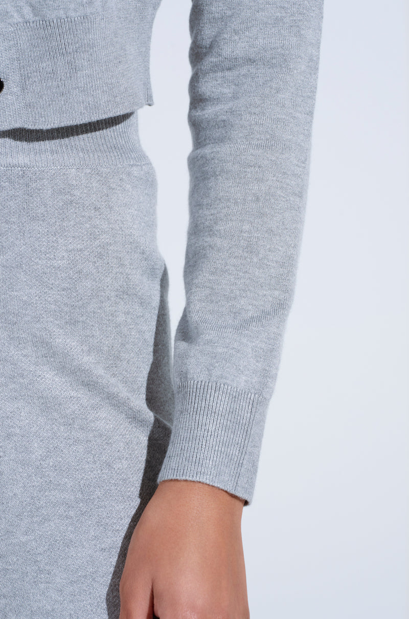 COZY LUXE CREW NECK CARDIGAN