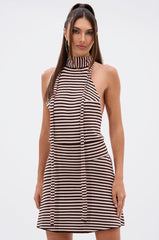 CUTE AS CAN BE STRIPED MINI DRESS WITH HEADBAND
