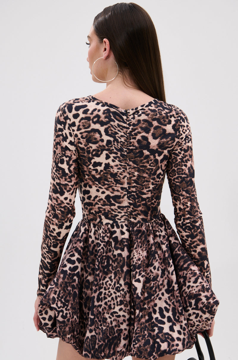 DON'T MESS WITH ME PRINTED MINI DRESS