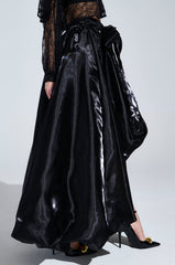 STILL WANT YOU HIGH LOW SKIRT IN BLACK