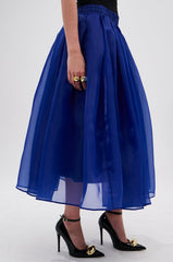 STAY CLOSE TO ME MIDI SKIRT IN BLUE