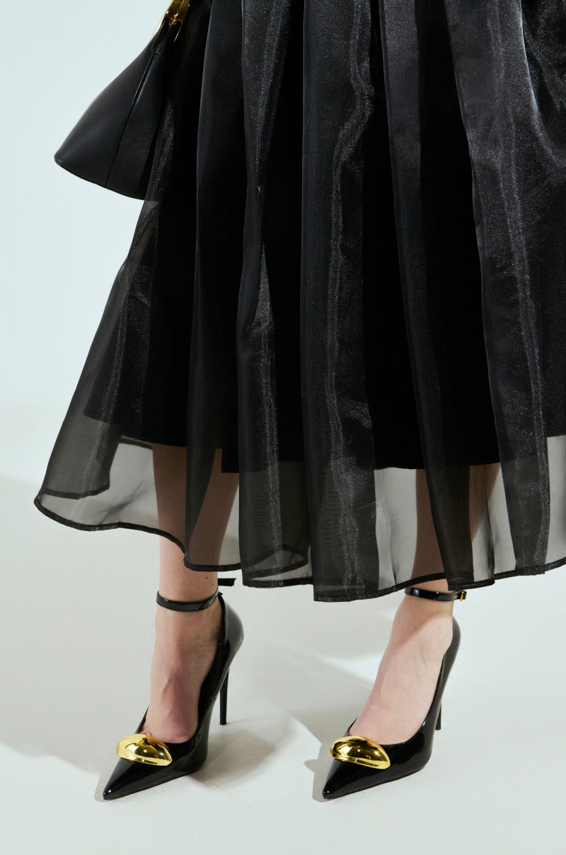 STAY CLOSE TO ME MIDI SKIRT